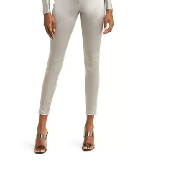 SKIMS Pants - NWT SKIMS Disco Pants Metallic Silver Hot Pants Rave Clubbing Indie Sleaze Y2k